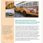 Restricting Junk Food Advertising on School Buses