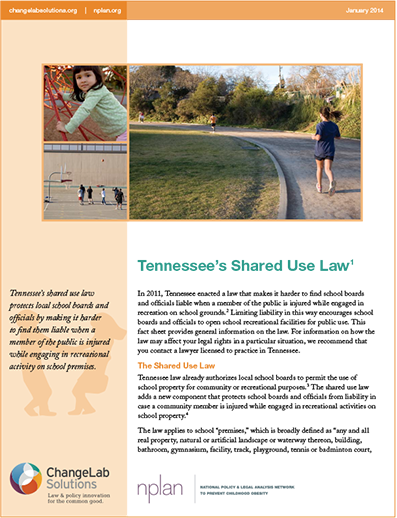 Tennessee Joint Use Laws