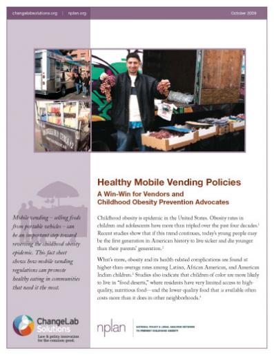 Healthy Mobile Vending Policies