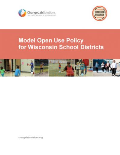Model Open Use Policy for Wisconsin School Districts