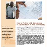 How to Partner with Government to Enforce Local Laws